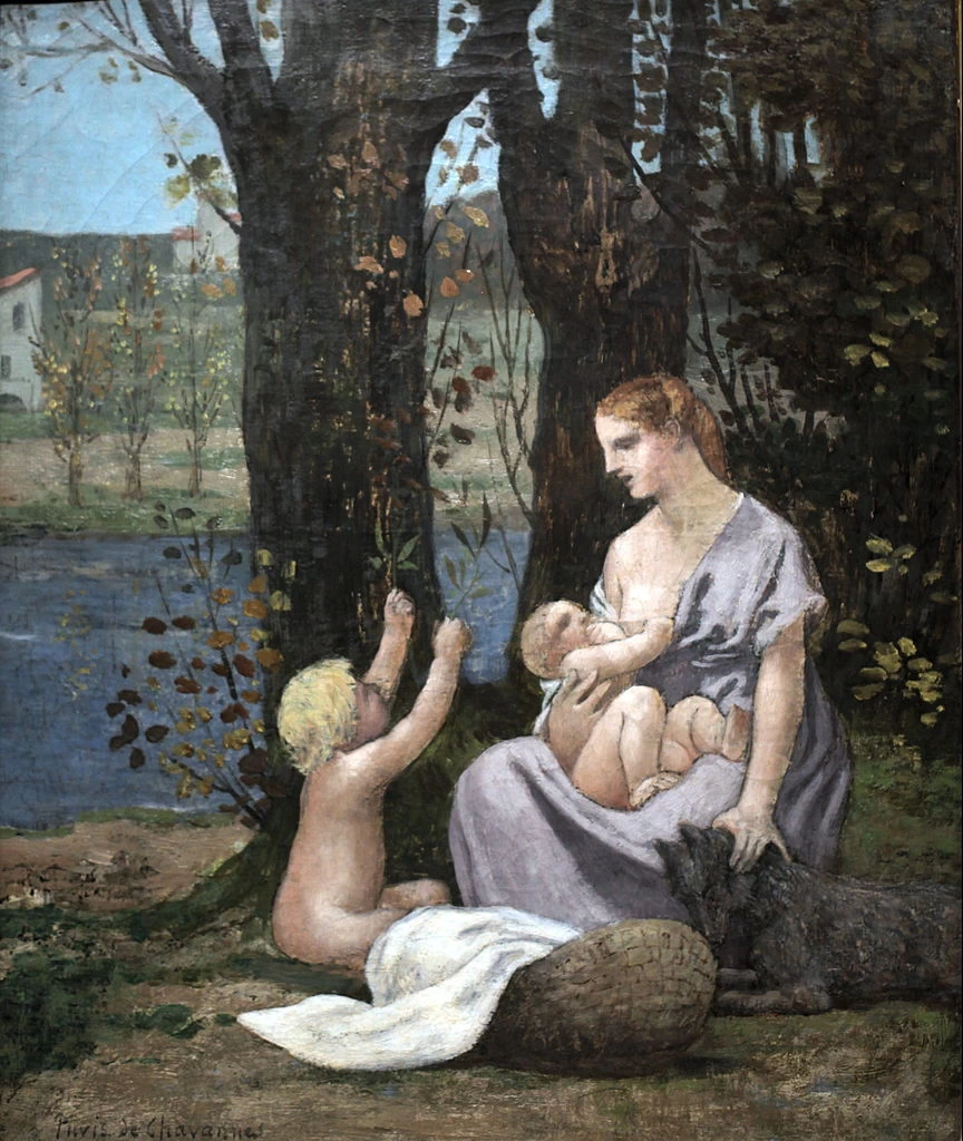 Pierre Puvis de Chavannes - La carità, Musée d'Orsay, Parigi
